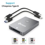 Lecteur de carte cfexpress type b avec usb3. 1 (gen 2) 10gpbs cfexpress type b adaptateur usb - c usb ...