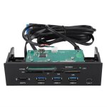 Lecteur de carte interne - multifonction - usb 3. 0 - 6 logements - compatible m2 sd ms xd cf 64g Lecteur de carte interne - multifonction - usb 3. 0 - 6 logements - compatible m2 sd ms xd cf 64g