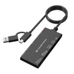 Lecteur de carte m�moire - conceptronic - bian10b - usb 3. 2 gen 1 - type - a / type - c - noir