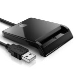 Lecteur de carte puce dod military usb common access cac compatible avec windows mac os et linux label ...