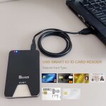 Lecteur de carte � puce usb pour carte bancaire ic / id lecteur de carte emv pour windows 8 10 usb - ...