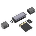 Lecteur de carte - non spécifié - usb - c - compatible otg - noir - multifonctionnel Lecteur de carte - non spécifié - usb - c - compatible otg - noir - multifonctionnel