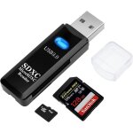 Lecteur de carte sd / tf usb 3. 0 usb 3. 0 5 gbit / s adaptateur de carte mmoire otg  double emplacement ...