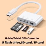 Lecteur de carte de téléphone 2025 adaptateur convertisseur sd3 - en - 1 connexion universelle pour tablette ... Lecteur de carte de téléphone 2025 adaptateur convertisseur sd3 - en - 1 connexion universelle pour tablette ...