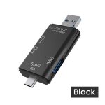 Lecteur de carte usb 2. 0 sd tf adaptateur otg cl� usb usb 2. 0 micro vers type c 6 en 1 accessoires ...