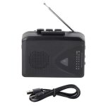 Lecteur de cassettes portable de style classique multifonction prend en charge la radio am fm stro ...