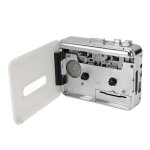 Lecteur de cassettes - rtro - usb - convertisseur mp3 - portable - couteurs inclus noir et blanc blanc ...