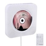 Lecteur cd blanc audio mural bluetooth avec télécommande haut - parleurs hifi bande complète radio fm ... Lecteur cd blanc audio mural bluetooth avec télécommande haut - parleurs hifi bande complète radio fm ...