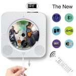 Lecteur cd bluetooth murale - avec radio fm usb sd - pour ducation prnatale et enfants - conception ...