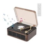 Lecteur de cd bluetooth lecteur cd rtro avec haut - parleurs lecteur cd enfant radio supporte lecture ...