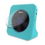 Lecteur cd bluetooth r�tro - lecteur cd polyvalent portable - usb / aux / fm - avec t�l�commande - rechargeabl ...