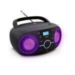 Mooov 477415 lecteur cd radio portable poste audio cd - r / cd - rw / cd - mp3 usb - effets lumineux ...