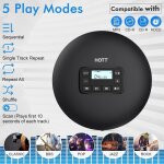 Lecteur cd portable avec bouton tactile home lecteur cd rechargeable avec casque dcoute lecteurs cd ...