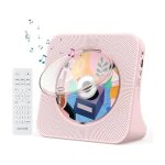 Lecteur cd portable mural lecteurs cd bluetooth de bureau pour la maison double haut - parleurs hifi ...