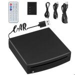 Lecteur cd pour voiture avec carplay sans fil int�gr� et adaptateur android auto cd / dvd externe pour ...