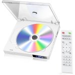 Lecteur dvd blanc pour la maison lecteur dvd hdmi pour tv 1080p full hd sans rgion lecture mmoire support ...
