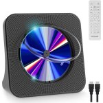 Lecteur dvd bluetooth 5 - en - 1 - radio fm / rveil / haut - parleur lecture cd / usb tlcommande et ...