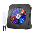 Lecteur dvd cd bluetooth avec haut - parleur prise en charge de la tlcommande radio fm avec lecture ...