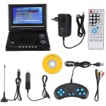 Lecteur dvd portable 78 cran lcd 16: 9 cran pivotant  270 degrs lecteur de voiture tv rechargeable ...