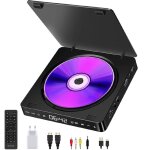 Lecteur dvd portable compact - hd 1080p hdmi usb �cran tactile avec t�l�commande - 151x151x28. 5mm noir ...