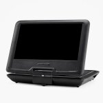 Lecteur dvd portable - duoku - cran hd pivotant de 256 mm - avec chargeur de voiture batterie rechargeable ...