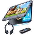 Lecteur dvd portable gonavidio 101 pouces hdmi 5 heures autonomie casque inclus