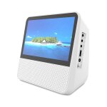 Lecteur dvd portable vcd cd bluetooth 5. 1 haut - parleurs hd usb aux t�l�commande blanc puce sanyo pour ...