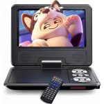 Wolfang lecteur dvd portable 95 hd - �cran pivotant 6 h usb / sd pour enfants