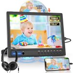 Lecteur dvd voiture arafuna 125 pouces hd avec �couteurs et support appuie - t�te