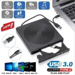 Lecteur graveur dvd cd externe usb 3. 0 type - c ultra slim portable - graveur lecteur externe drive ...