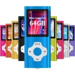 Lecteur mp3 / mp4 - bleu fonc� - avec �cran lcd de 18 pouces et fente de montage pour m�moire - prise ...