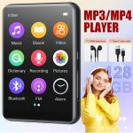 Lecteur mp3 mp4 bluetooth cran lcd hifi basses musique radio fm audio 128 go label
