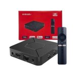 Lecteur multimdia android tv 4k ultra hd pour le streaming (autonome)android tv box bote de diffusion ...