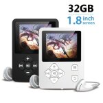 Lecteur de musique mp3 mp4 portable avec radio fm �cran lcd num�rique prend en charge une carte tf jusqu� ...