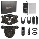 Led 8 couleurs masque facial et cou lumi�re rouge th�rapie proche infrarouge anti - �ge rides acn� pores ...