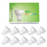 Led - ampoule led - gu10 - 5w equivalent 80w - 790lm - 6500k - blanc neutre - angle de lumi�re 120� - ...