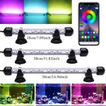 Led aquarium lumi�re submersible - 18cm lampe aquarium de poisson avec t�l�commande et contr�le de app ...