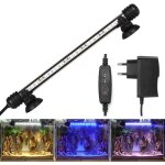 �clairage aquarium - pzcc - lampe tube �tanche - rgb - 38 cm - luminosit� variable 10 niveaux