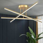 Led dorée 3 lumières luminaires de plafond semi - encastrés modernes pour cuisine salle à manger entrée ... Led dorée 3 lumières luminaires de plafond semi - encastrés modernes pour cuisine salle à manger entrée ...