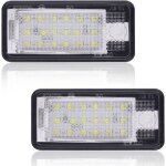 Led �clairage plaque dimmatriculation auto ampoules super brillant canbus sans erreur 6000k x�non blanc ...