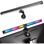 Led lampe ecran pc lampe de bureau usb dordinateur 40cm rgb light bar monitor computer lumire rglable ...