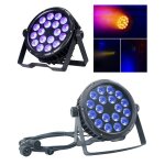 Par  led projecteur a leds 18 x 6w 6 - en - 1 rgbwauv - ip65 alu