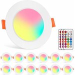Led spots encastrables ampoule rgb couleur changement lampe blanc chaud 2700k de plafond du jour plafonnier ... Led spots encastrables ampoule rgb couleur changement lampe blanc chaud 2700k de plafond du jour plafonnier ...
