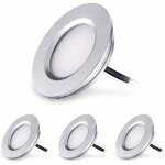 Led spot encastrable extra plat 3w 12v led encastr� lampe plafonnier rond dimmable 240 lumen blanc chaud ...