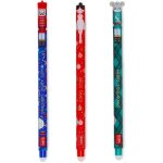 Legami - lot de 3 stylos gel effa�ables �dition no�l stylos � encre effa�able thermosensible rouge bleu ...