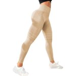 Legging anti cellulite  compressionfemme taille haute sans couture pantalon de sport yoga fitness push ...