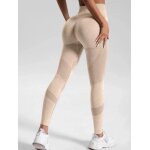 Leggings  compression femme taille haute sans couture push - up opaque pantalon sport pour yoga et fitness ...