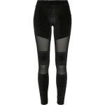 Legging femme - urban classics - velvet tech mesh - velours stretch - maille transparente - ajustement ...