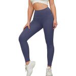 Leggings de sport taille haute pour femmes bleu marine l