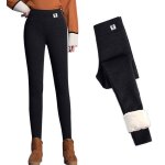 Legging thermique doubl�s de molleton femme chauds hiver pantalon de sport slim epais polaire taille ...